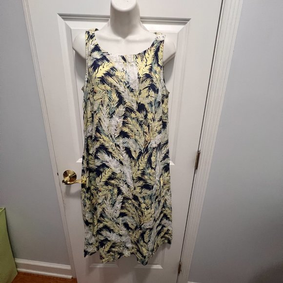 J.Jill Sleeveless linen dress size small - Picture 3 of 8